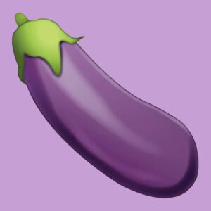 Eggplant signifying recovery of a man erection from ED.