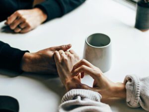 have an intimate talk over a coffee with your loved one