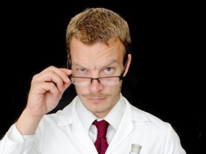 doctor looking to examine you